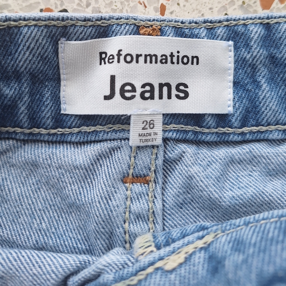 Reformation Dyani Denim Midi Skirt - Picture 7 of 8